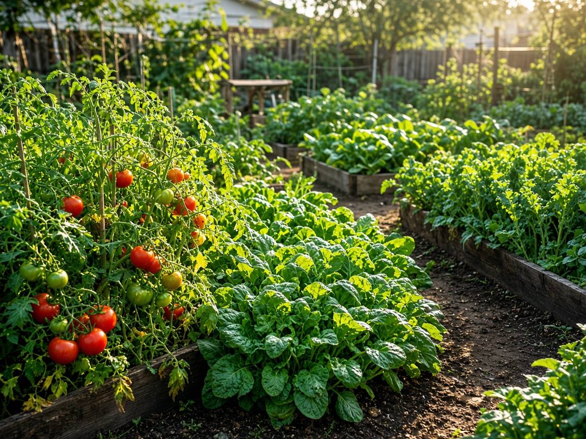 Spring beds at the shared plot